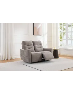Cupar 2 Seater Electric Sofa - Liberty Stone