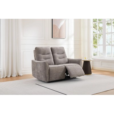 Reina 2 Seater Electric Sofa - Liberty Stone