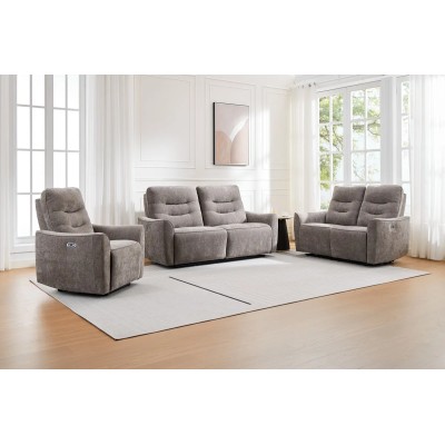 Reina 2 Seater Electric Sofa - Liberty Stone