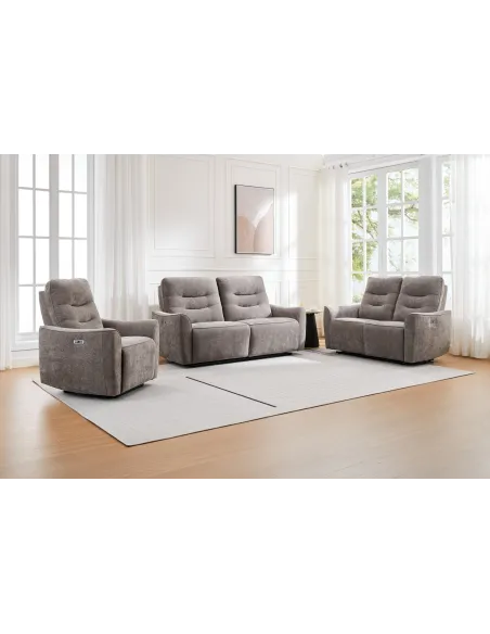 Cupar Electric Armchair - Liberty Stone