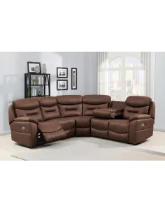 Frankie Electric Corner Sofa - Tan
