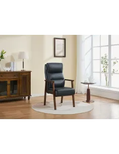 Bramble Fireside Chair - Midnight Black