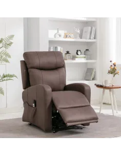Hugo Recliner Rocker Armchair - Tan