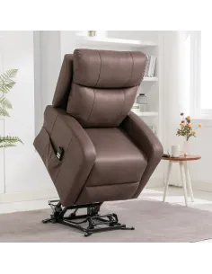 Hugo Recliner Rocker Armchair - Tan 2