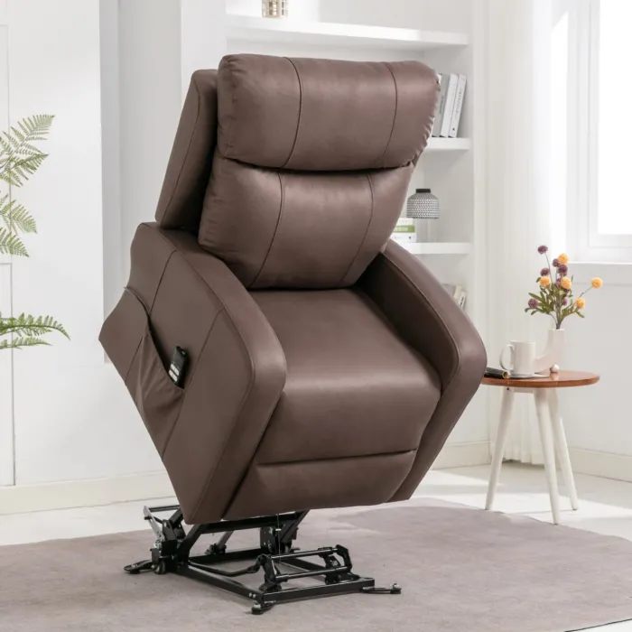 Hugo Recliner Rocker Armchair - Tan