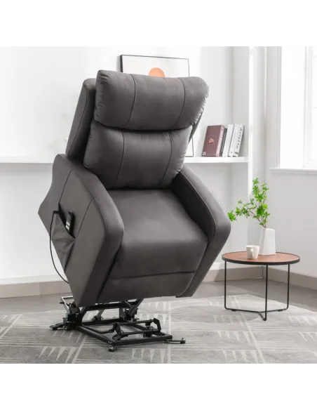 Hugo Recliner Rocker Armchair - Gunmetal