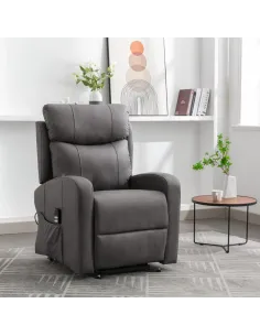 Hugo Recliner Rocker Armchair - Gunmetal 2