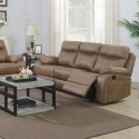 Hugo 3 Seater Recliner Sofa - Tan