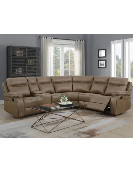Hugo Corner Sofa - Tan