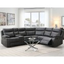 Hugo Corner Sofa - Gunmetal