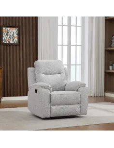 Carlingford Manual Armchair - Puente Light Grey