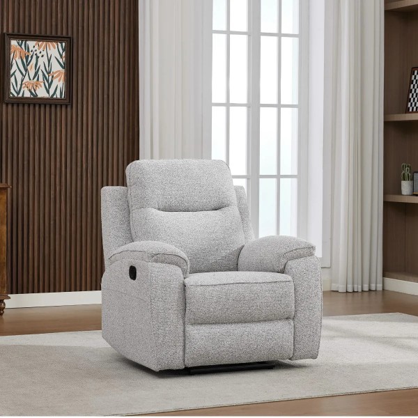 Grant Manual Armchair - Puente Light Grey