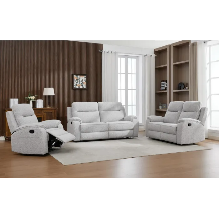 Carlingford Manual Armchair - Puente Light Grey