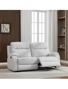 Carlingford 2.5 Seater Manual Sofa - Puente Light Grey