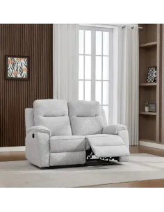 Carlingford 2 Seater Manual Sofa - Puente Light Grey