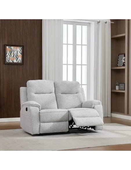 Carlingford 2 Seater Manual Sofa - Puente Light Grey