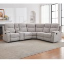 Carlingford Corner Sofa with Console - Puente Light Grey