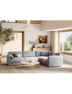 Corfu Corner Sofa - Grey