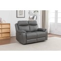 Corvan 2 Seater Manual Sofa Manual - Charcoal