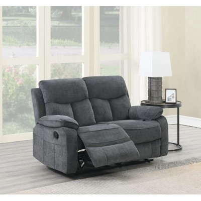 Farah 2 Seater Manual Sofa - Dark Grey