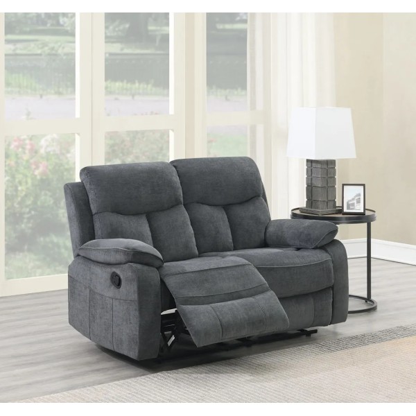 Farah 2 Seater Manual Sofa - Dark Grey
