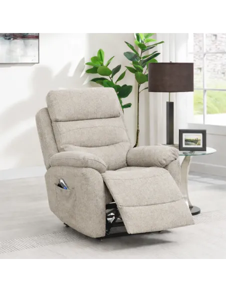 Helena Lift and Rise Armchair - Oatmeal