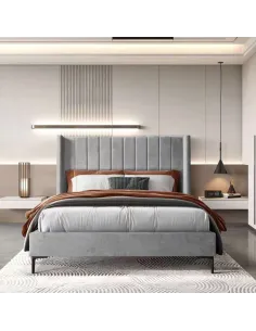 Anapolis 4FT6 Bedframe - Grey