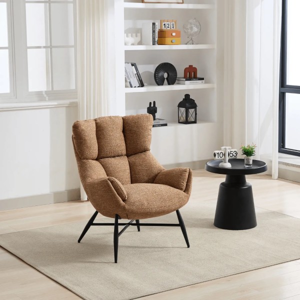 Reese Accent Chair - Rust