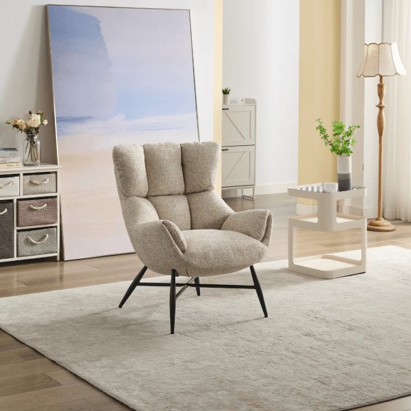 Reese Accent Chair - Beige