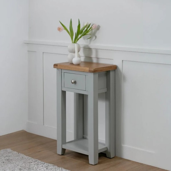 Melbourne 1 Drawer Console Table - French Grey