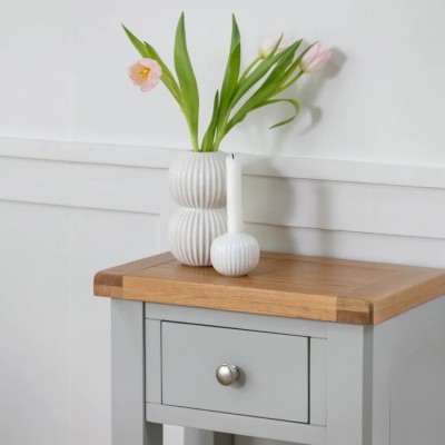 Melbourne 1 Drawer Console Table - French Grey