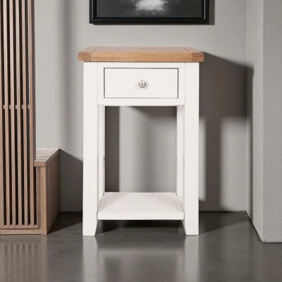 Melbourne 1 Drawer Console Table - White