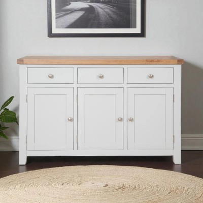 Melbourne 3 Door Sideboard - White