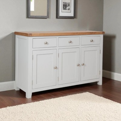 Melbourne 3 Door Sideboard - White