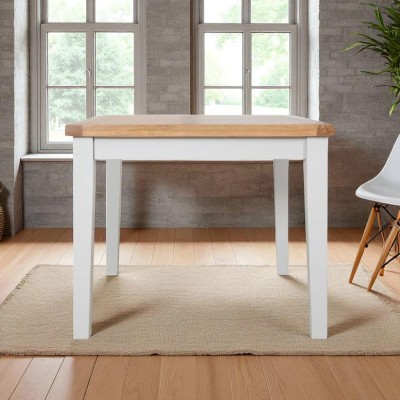 Melbourne 90 x 90 cm Dining Table - White