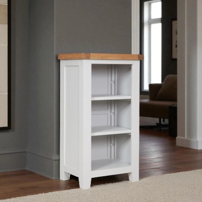 Melbourne Small Bookcase/DVD Unit - White