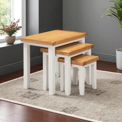 Melbourne Nest of 3 Tables - White