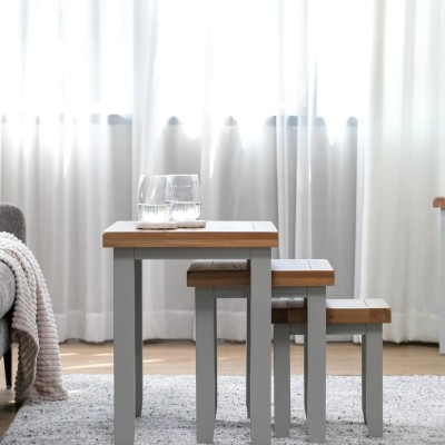 Melbourne Nest of 3 Tables - French Grey