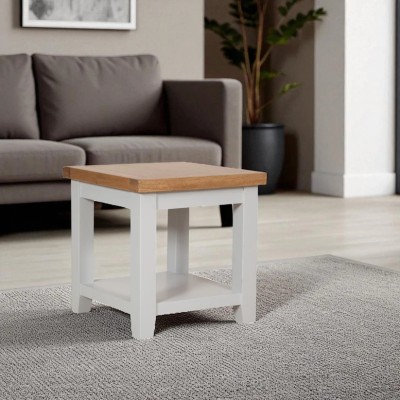 Melbourne Lamp Table - White