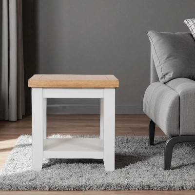 Melbourne Lamp Table - White