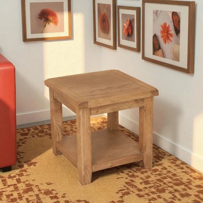 Melbourne Lamp Table - Country Oak