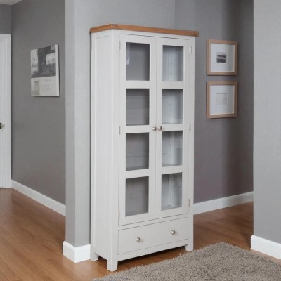 Melbourne Display Cabinet - White