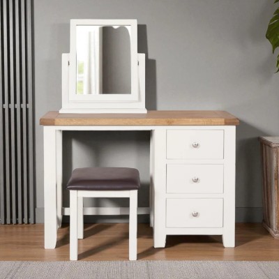Melbourne Dresser Stool - White