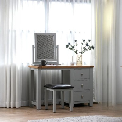 Melbourne Dresser Stool - French Grey