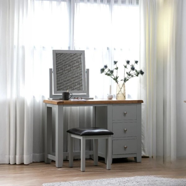 Melbourne Dresser Stool - French Grey