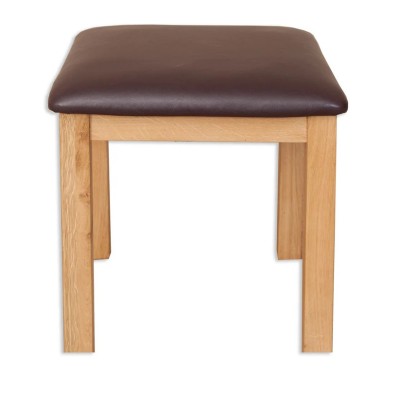 Melbourne Dresser Stool - Country Oak