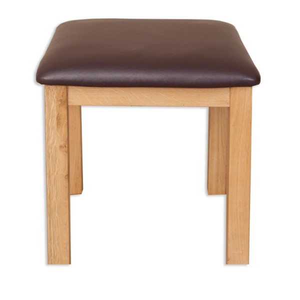Melbourne Dresser Stool - Country Oak