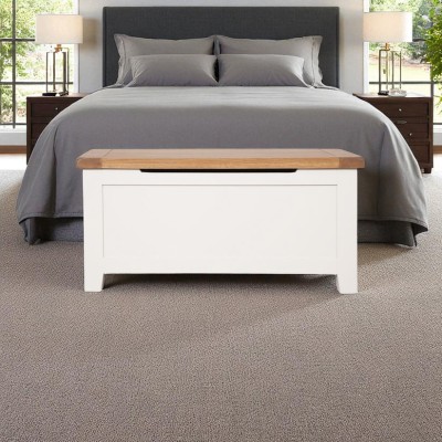 Melbourne Blanket Box - White