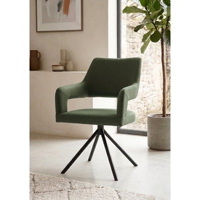 Vera Swivel Chair - Green