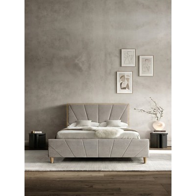 Chevro 6ft Bedframe - Taupe
